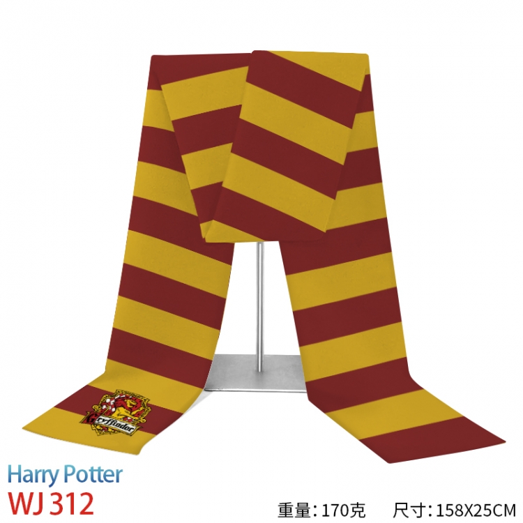 Harry Potter Anime full-color flannelette scarf 158x25cm WJ-312
