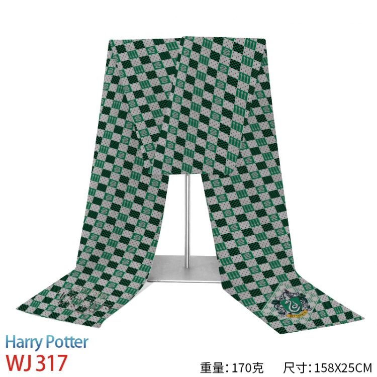 Harry Potter Anime full-color flannelette scarf 158x25cm  WJ-317