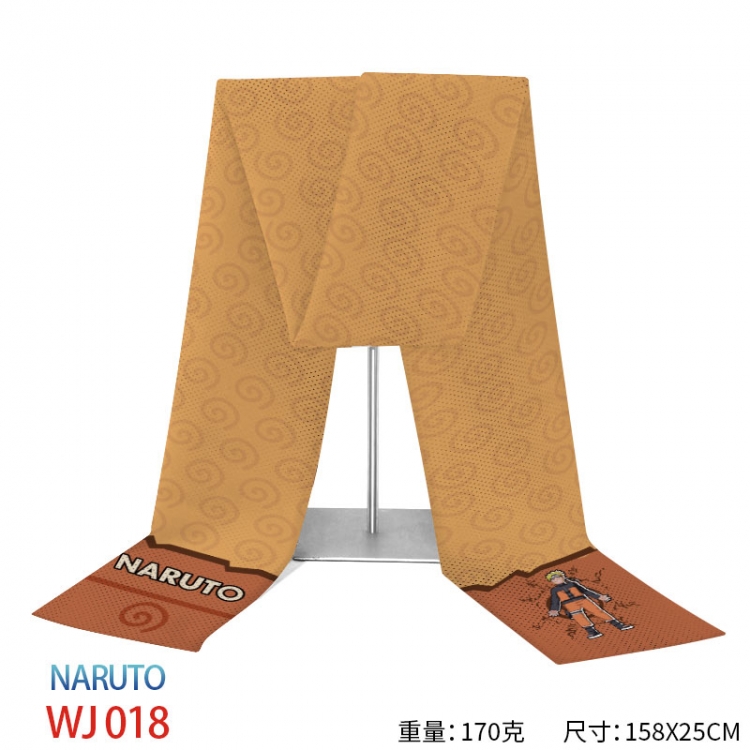 Naruto Anime full-color flannelette scarf 158x25cm WJ-018