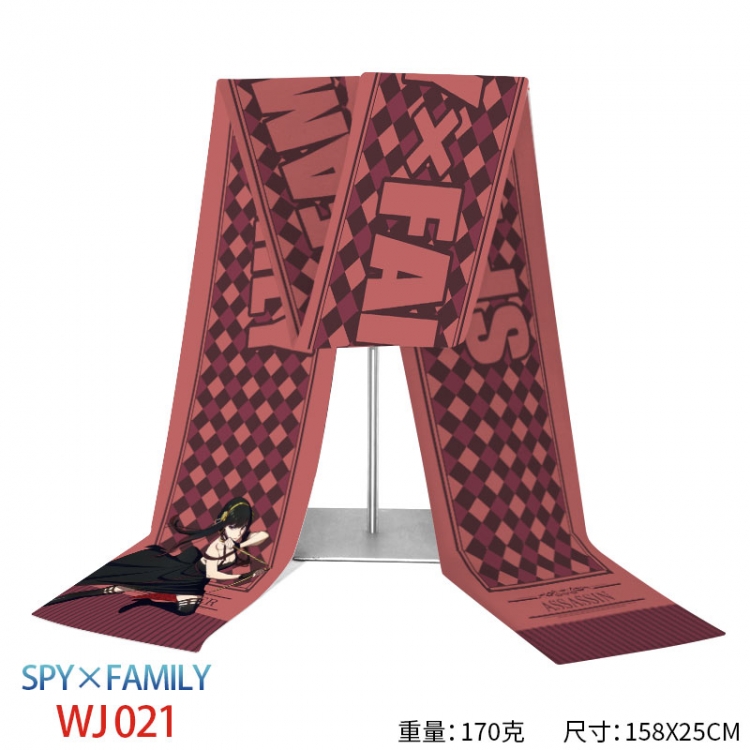 SPY×FAMILY Anime full-color flannelette scarf 158x25cm WJ-022-2