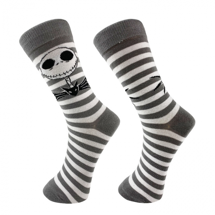 The Nightmare Before Christmas Personality socks in the tube Couple socks price for 5 pcs