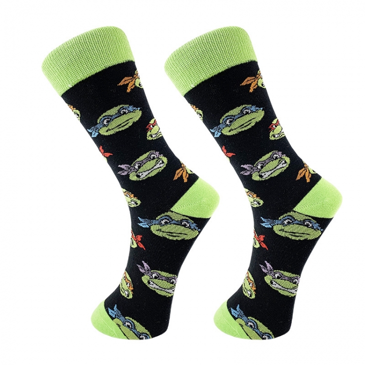 Teenage Mutant Ninja Personality socks in the tube Couple socks price for 5 pcs