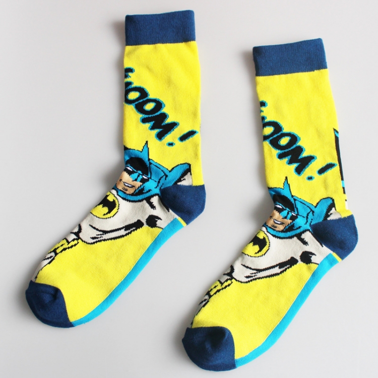 Batman Personality socks in the tube Couple socks price for 5 pcs