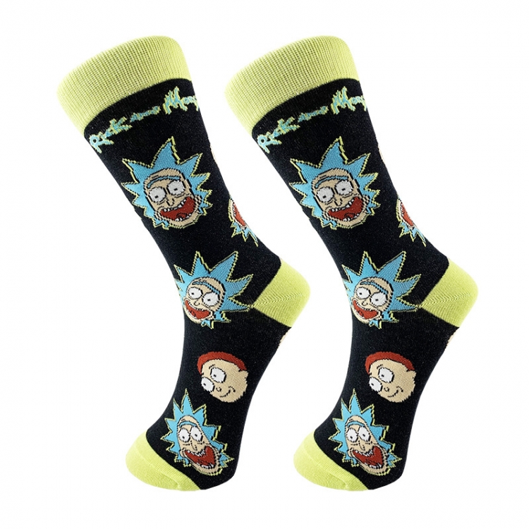 Rick and Morty Personality socks in the tube Couple socks price for 5 pcs