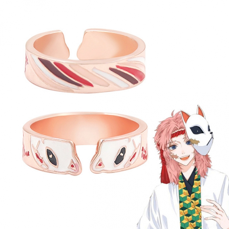 Demon Slayer Kimets  Metal opening and closing ring OPP bag price for 5 pcs