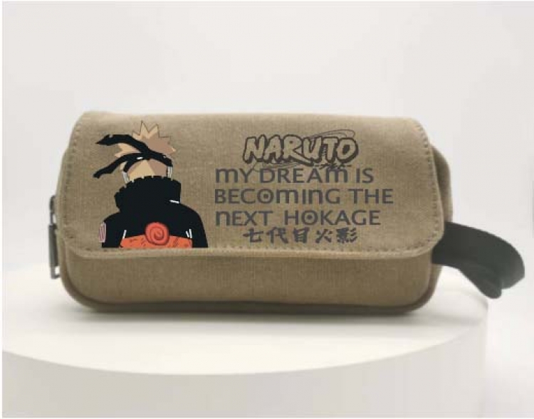 Naruto Anime character pencil case 20.5x5.5x9.5