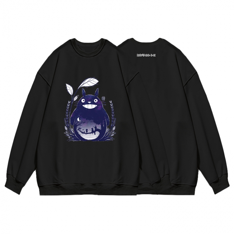 TOTORO Anime print fashion casual thick hooded sweater  from S to 3XL