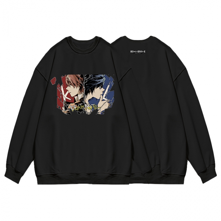 Death note Anime print fashion casual thick hooded sweater  from S to 3XL