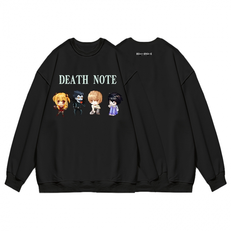 Death note Anime print fashion casual thick hooded sweater  from S to 3XL