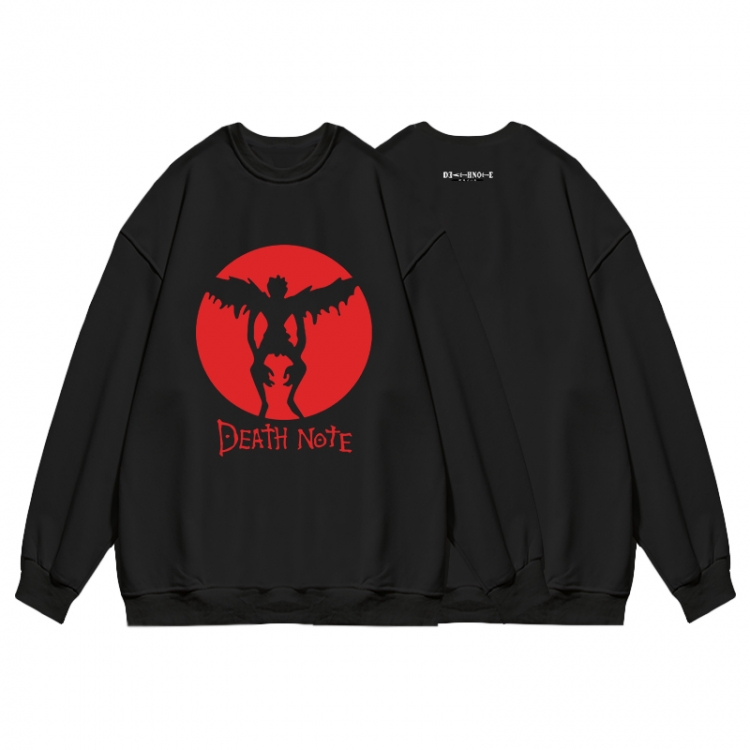 Death note Anime print fashion casual thick hooded sweater  from S to 3XL