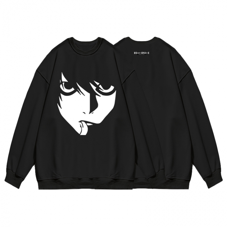 Death note Anime print fashion casual thick hooded sweater  from S to 3XL