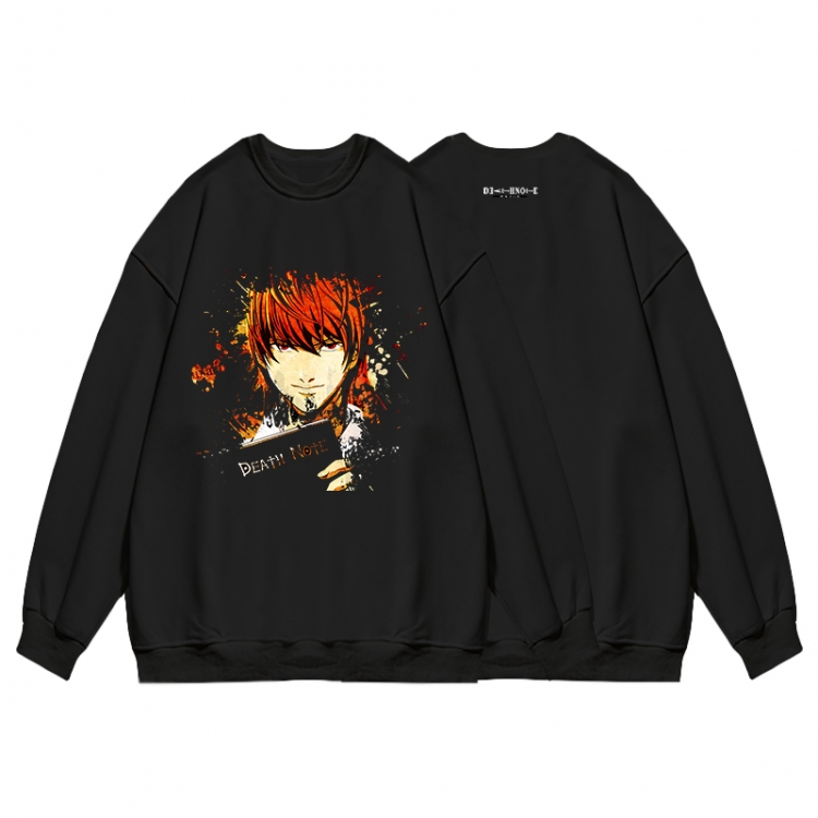 Death note Anime print fashion casual thick hooded sweater  from S to 3XL