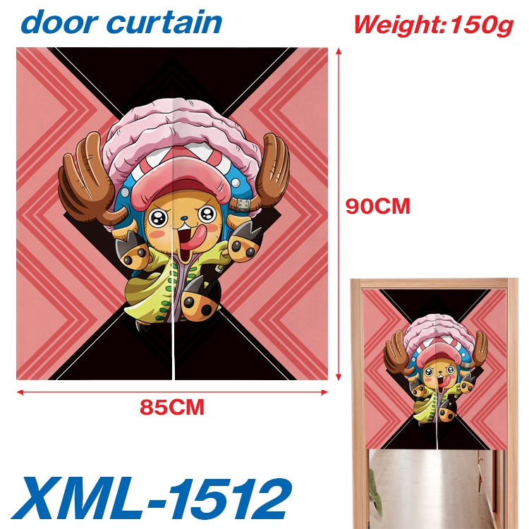 One Piece Animation full-color curtain 85x90cm XML-1512A