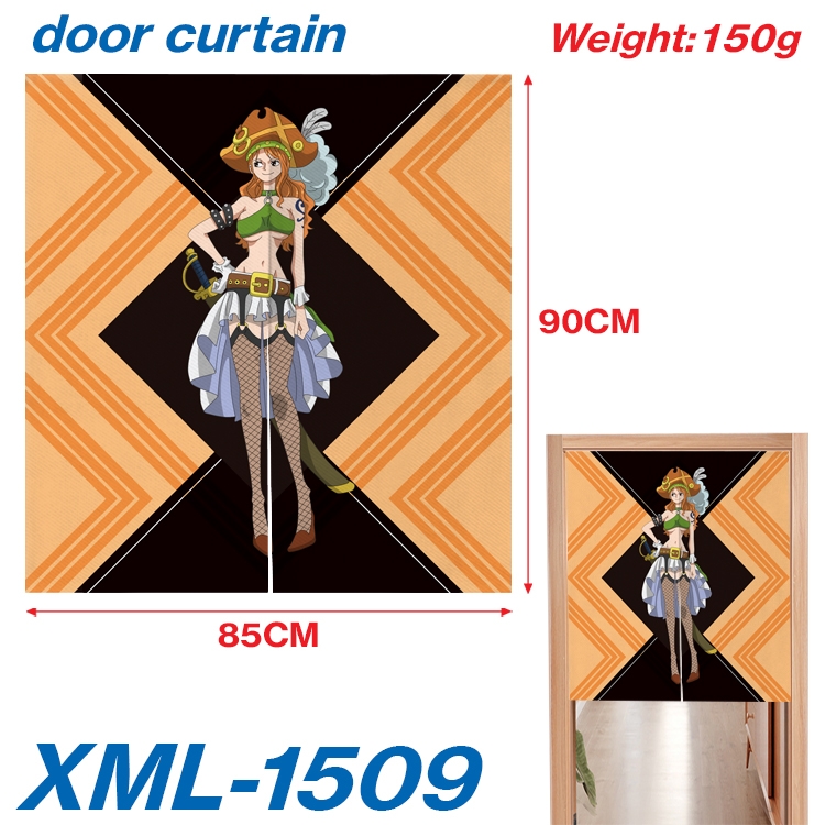 One Piece Animation full-color curtain 85x90cm XML-1509A