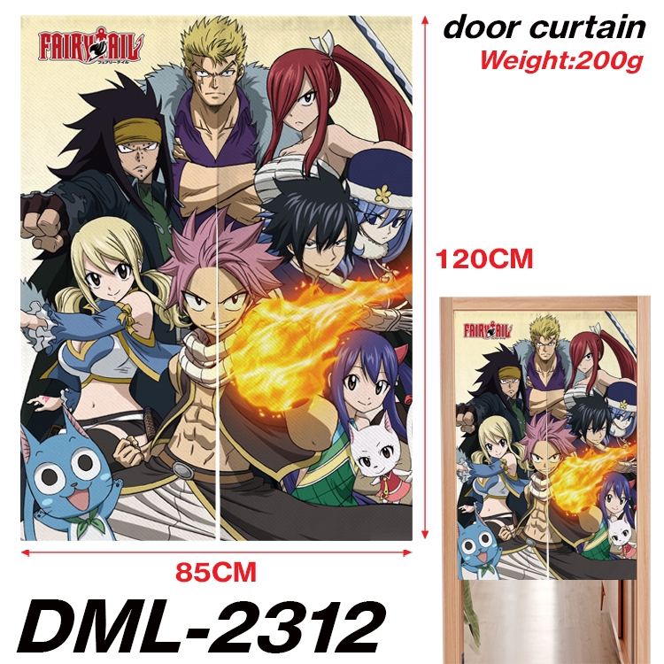 Fairy tail Animation full-color curtain 85x120CM   DML-2312