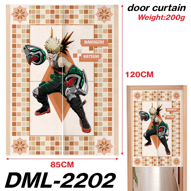 My Hero Academia Animation full-color curtain 85x120CM DML-2202