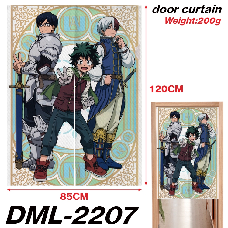 My Hero Academia Animation full-color curtain 85x120CM  DML-2207