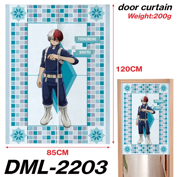 My Hero Academia Animation full-color curtain 85x120CM  DML-2203