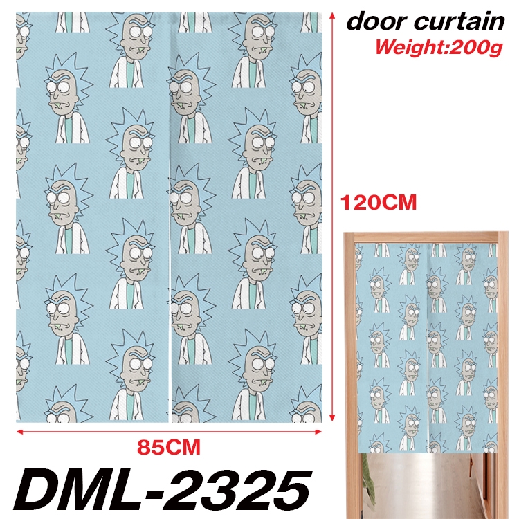 Rick and Morty Animation full-color curtain 85x120CM DML-2325