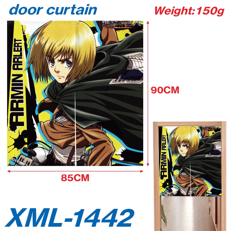 Shingeki no Kyojin Animation full-color curtain 85x90cm  XML-1442A
