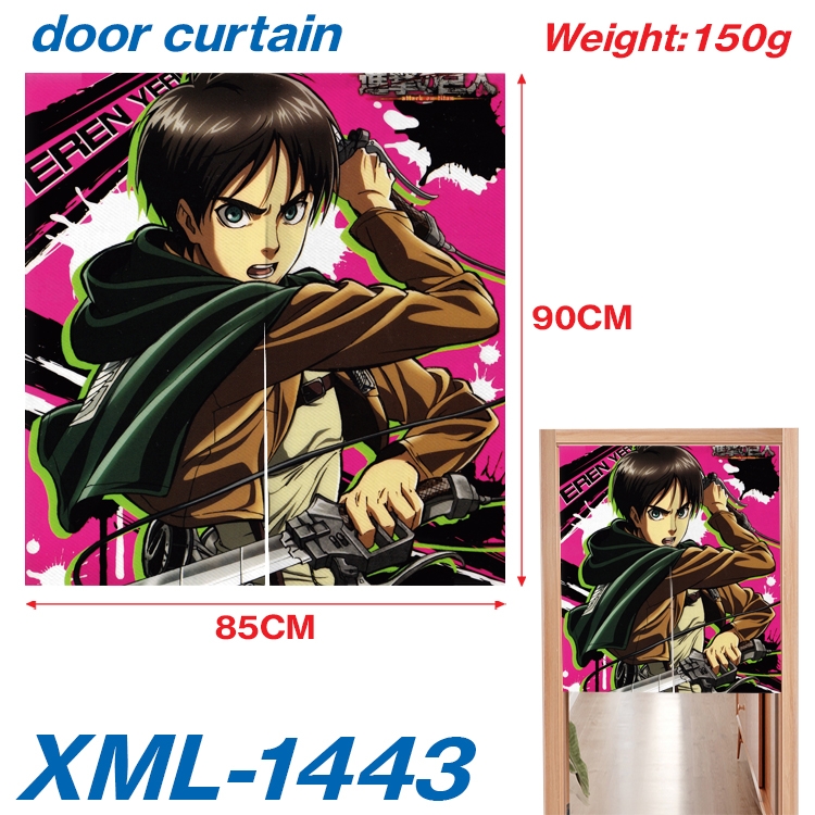 Shingeki no Kyojin Animation full-color curtain 85x90cm  XML-1443A