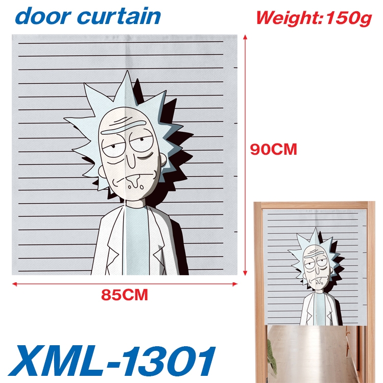 Rick and Morty Animation full-color curtain 85x90cm XML-1301A