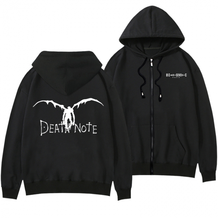 Death note Anime surrounding men and women pull on hats thick sweater from S to 3XL