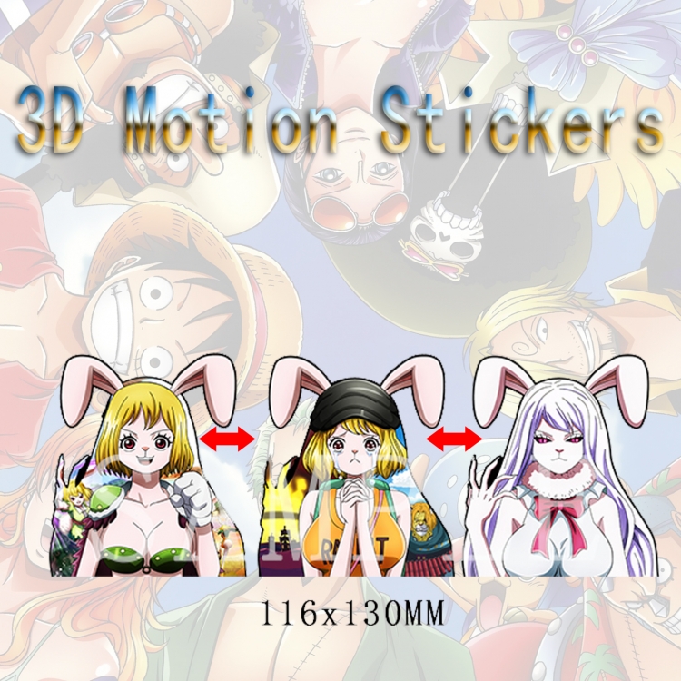 One Piece 3D HD variable map car computer animation stickers price for 2 pcs