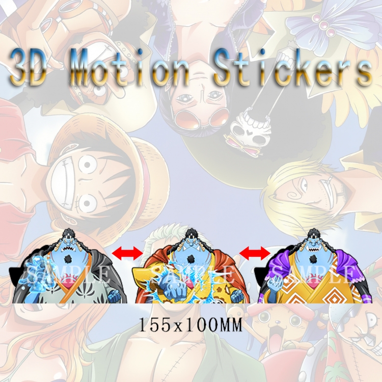 One Piece 3D HD variable map car computer animation stickers price for 2 pcs