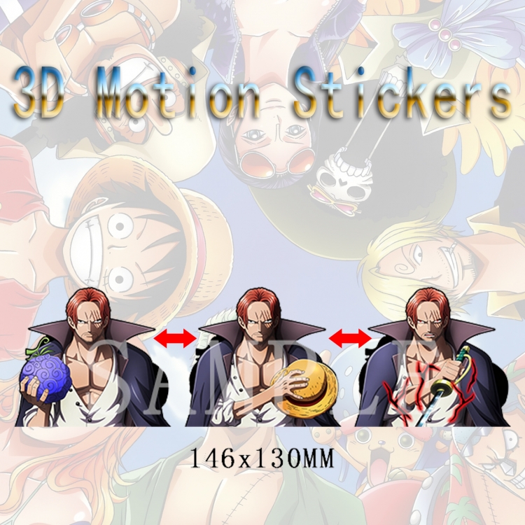 One Piece 3D HD variable map car computer animation stickers price for 2 pcs