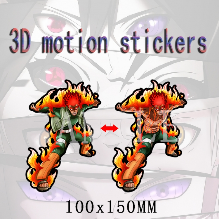 Naruto 3D HD variable map car computer animation stickers price for 2 pcs