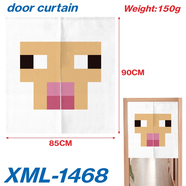 Minecraft Animation full-color curtain 85x90cm XML-1468A