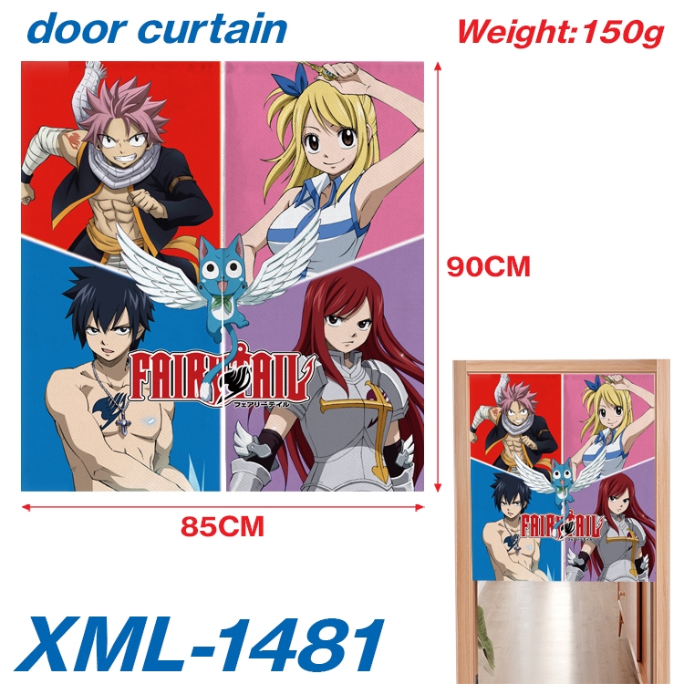 Fairy tail Animation full-color curtain 85x90cm XML-1481A