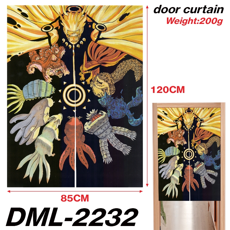 Naruto Animation full-color curtain 85x120CM DML-2232