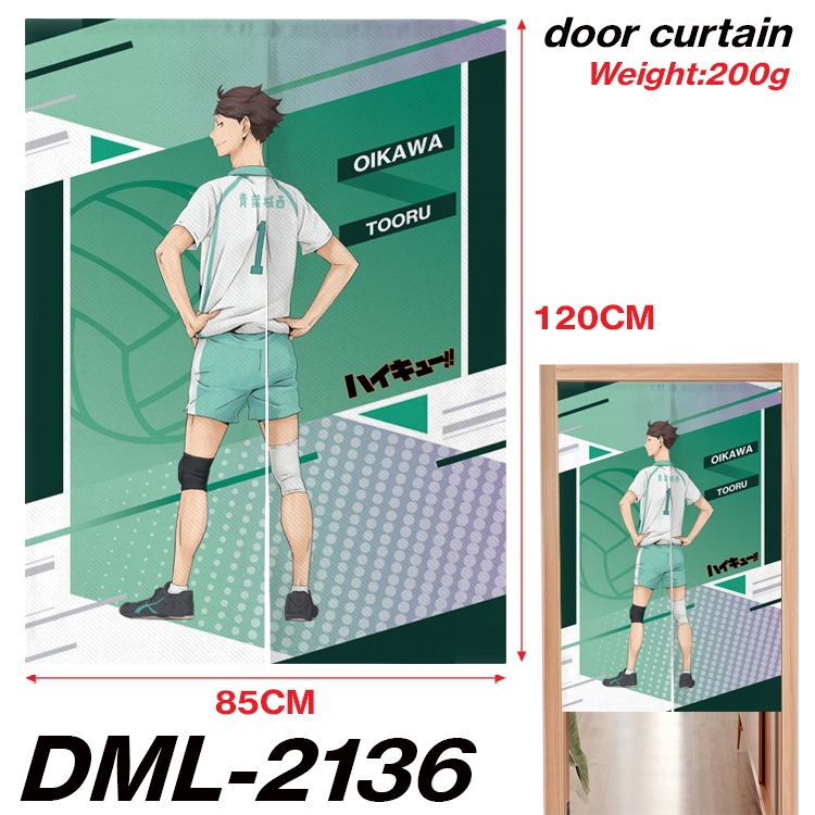 Haikyuu!! Animation full-color curtain 85x120CM DML-2136