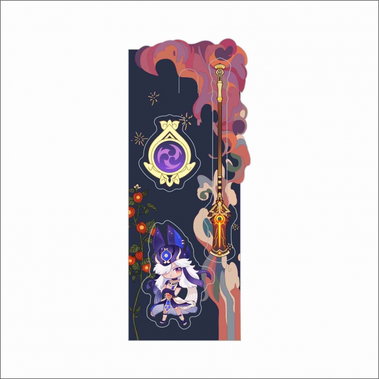 Genshin Impact Pack of 3 Badge Brooch Acrylic Pendant price for 5 pcs