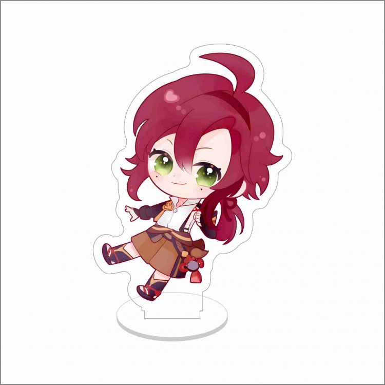Genshin Impact Anime characters acrylic Standing Plates Keychain 10cm