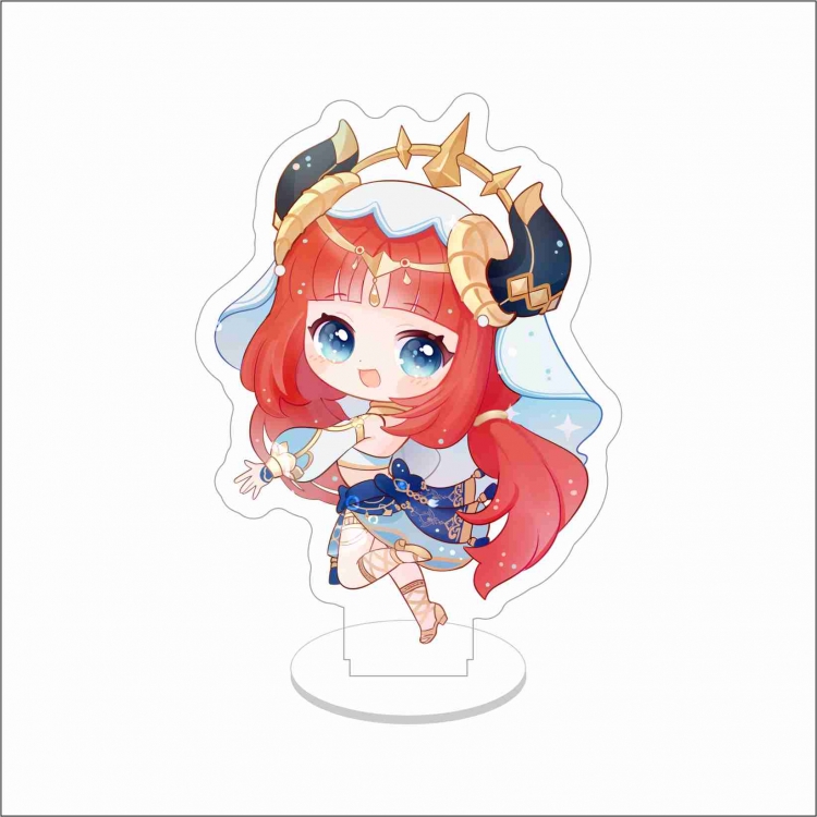 Genshin Impact Anime characters acrylic Standing Plates Keychain 10cm