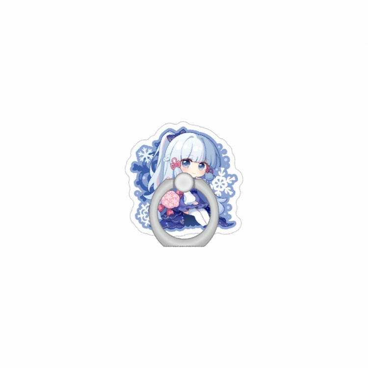 Genshin Impact Anime Peripheral Acrylic Ring Buckle Phone Holder price for 5 pcs