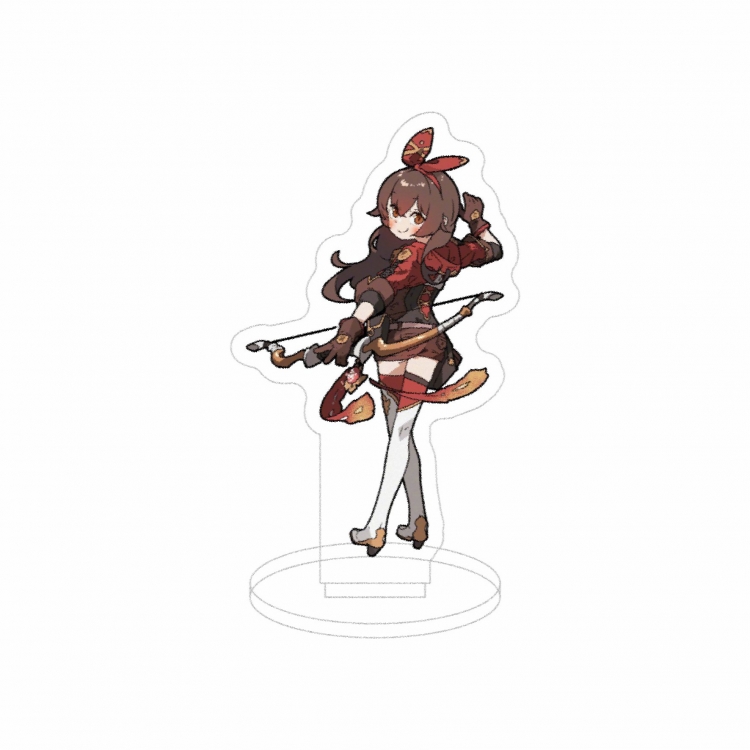 Genshin Impact Anime characters acrylic Standing Plates Keychain 10cm