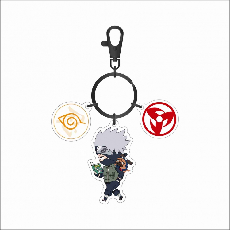  Naruto 3 Pendant Acrylic Keychain Bag Pendant Decorations price for 5 pcs 