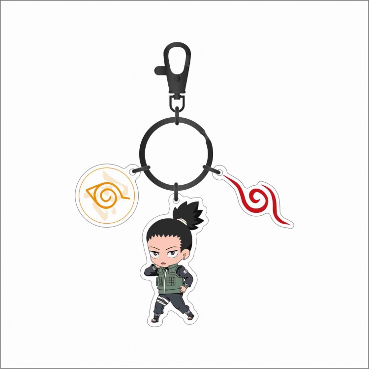  Naruto 3 Pendant Acrylic Keychain Bag Pendant Decorations price for 5 pcs 