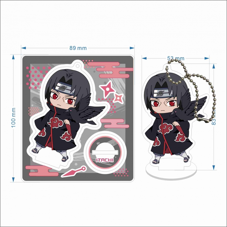 Naruto Anime Anime characters acrylic Standing Plates Keychain 10cm