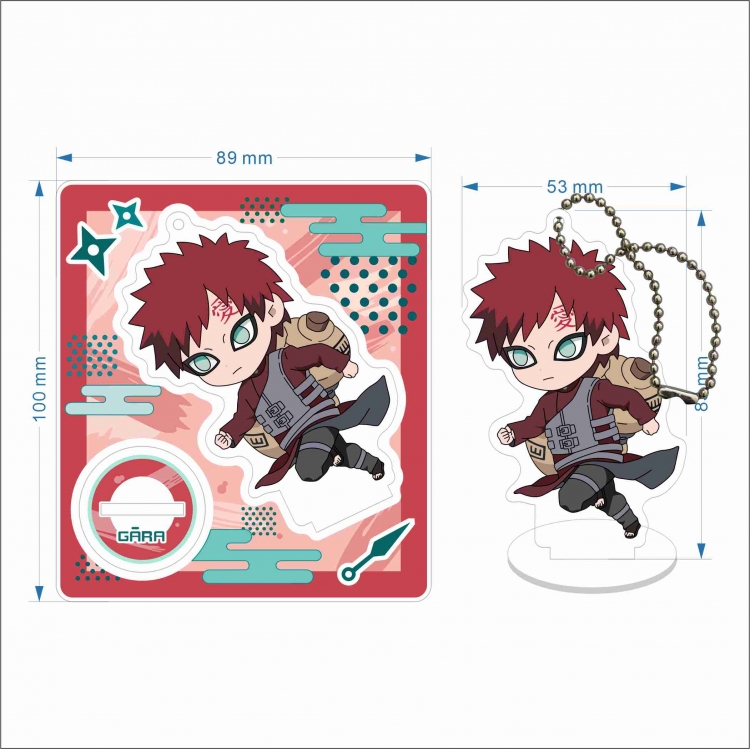 Naruto Anime Anime characters acrylic Standing Plates Keychain 10cm