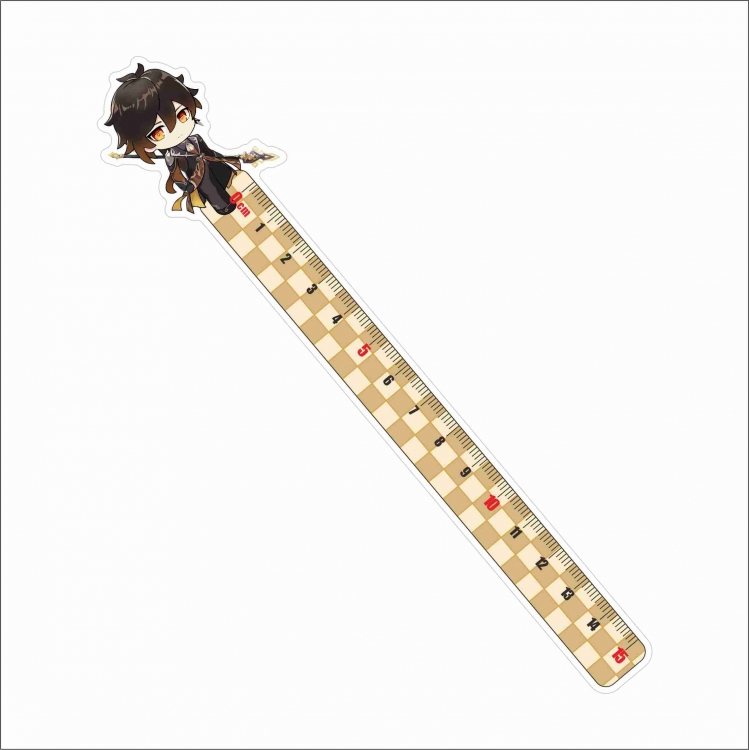 Genshin Impact Epoxy student ruler stationery ruler price for 5 pcs