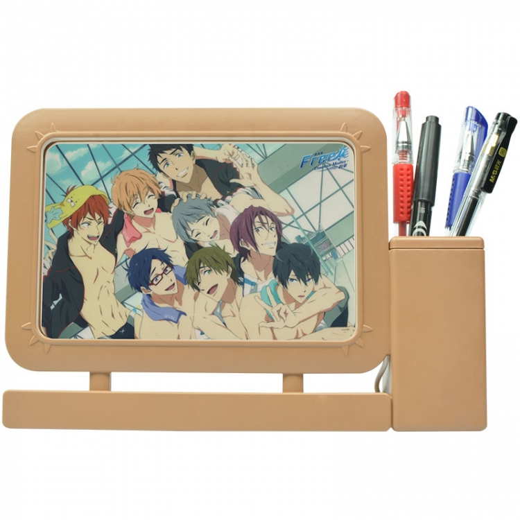 Free!. Anime Acrylic Penholder Night Lamp 3mm Film