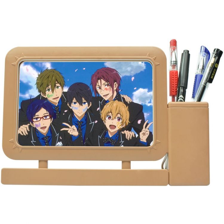 Free!. Anime Acrylic Penholder Night Lamp 3mm Film