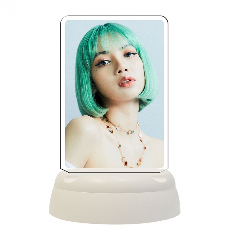 BLACKPINK Star Acrylic 3D night light Bluetooth speaker 124x124x193mm