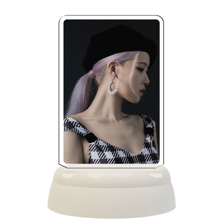 BLACKPINK Star Acrylic 3D night light Bluetooth speaker 124x124x193mm