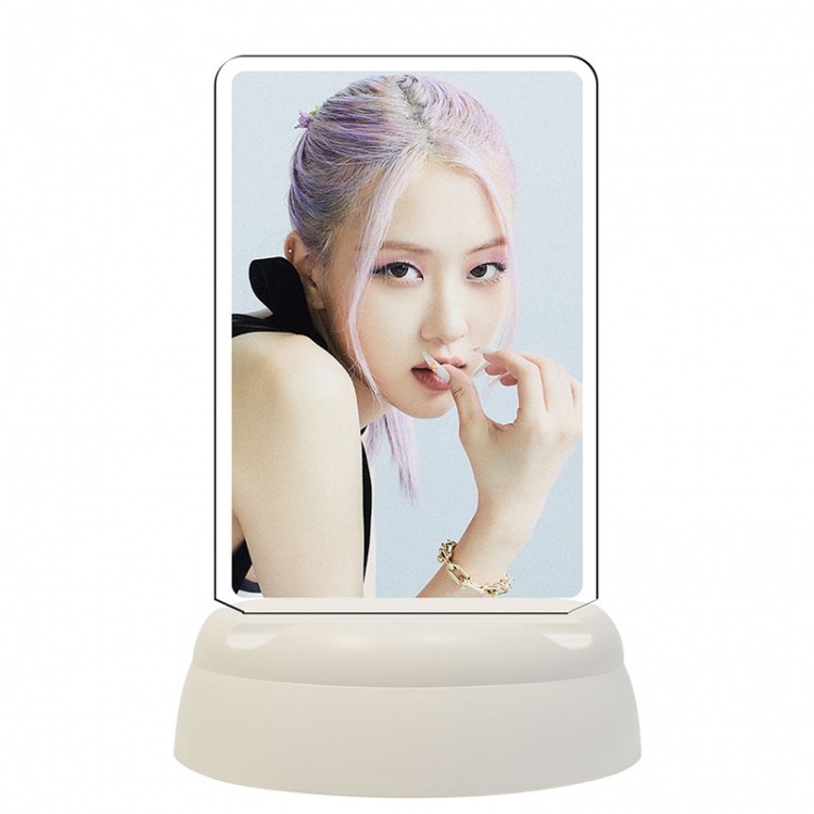 BLACKPINK Star Acrylic 3D night light Bluetooth speaker 124x124x193mm